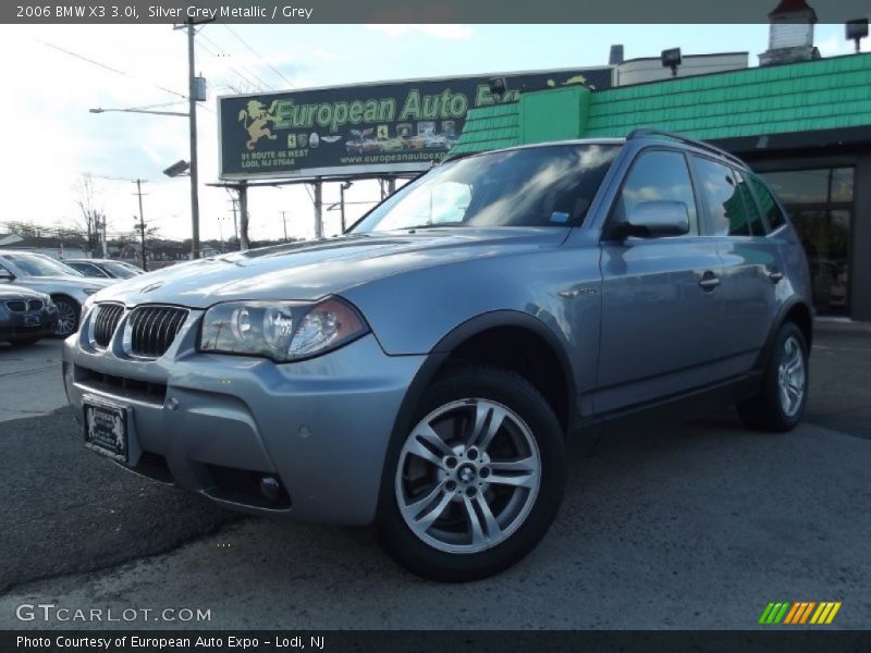 Silver Grey Metallic / Grey 2006 BMW X3 3.0i