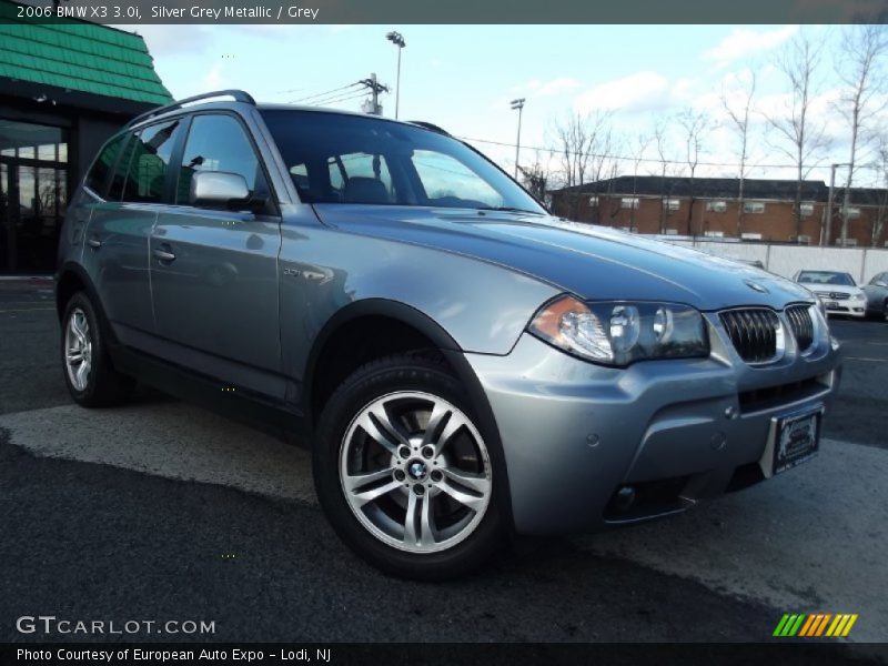 Silver Grey Metallic / Grey 2006 BMW X3 3.0i