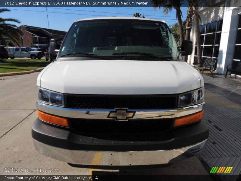 Summit White / Medium Pewter 2012 Chevrolet Express LT 3500 Passenger Van