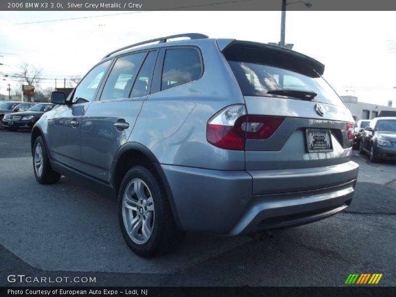 Silver Grey Metallic / Grey 2006 BMW X3 3.0i