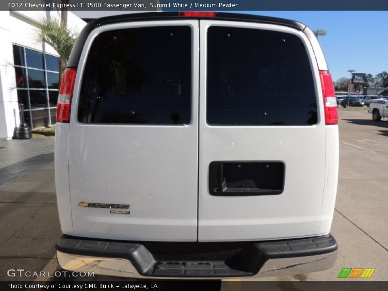 Summit White / Medium Pewter 2012 Chevrolet Express LT 3500 Passenger Van