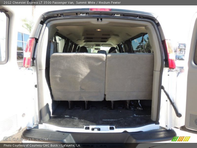 Summit White / Medium Pewter 2012 Chevrolet Express LT 3500 Passenger Van
