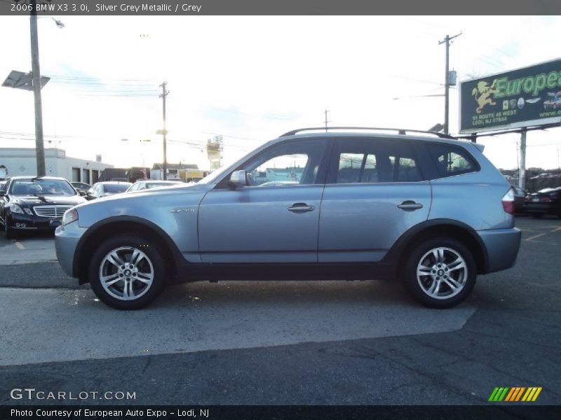 Silver Grey Metallic / Grey 2006 BMW X3 3.0i