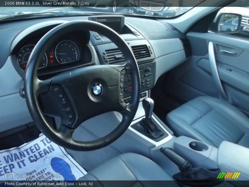 Silver Grey Metallic / Grey 2006 BMW X3 3.0i