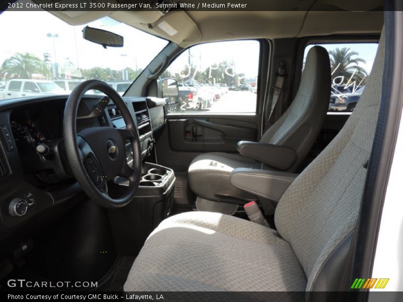 Front Seat of 2012 Express LT 3500 Passenger Van