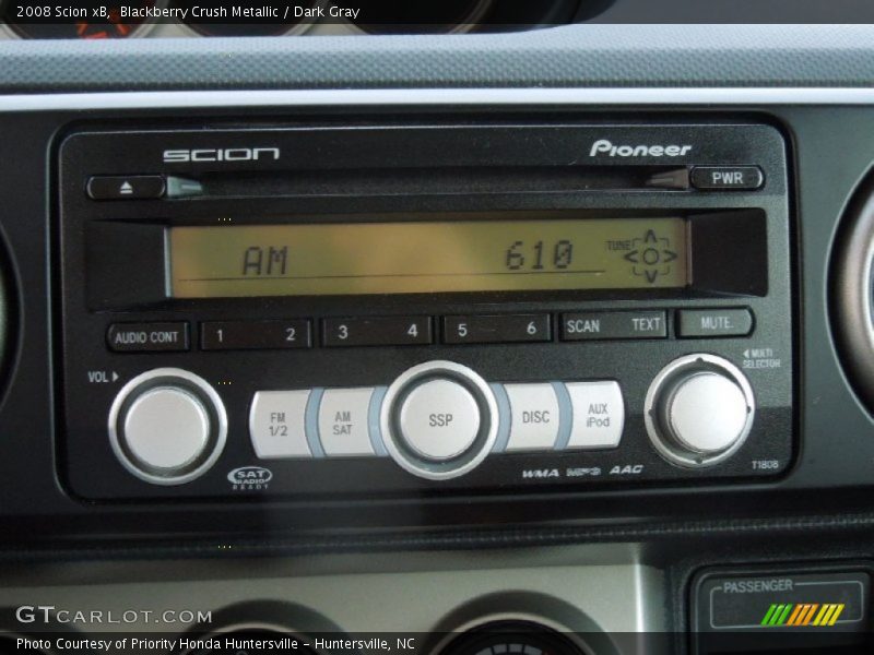 Blackberry Crush Metallic / Dark Gray 2008 Scion xB