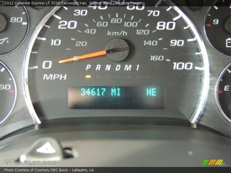 Summit White / Medium Pewter 2012 Chevrolet Express LT 3500 Passenger Van