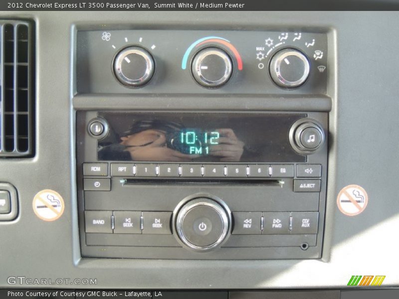 Controls of 2012 Express LT 3500 Passenger Van