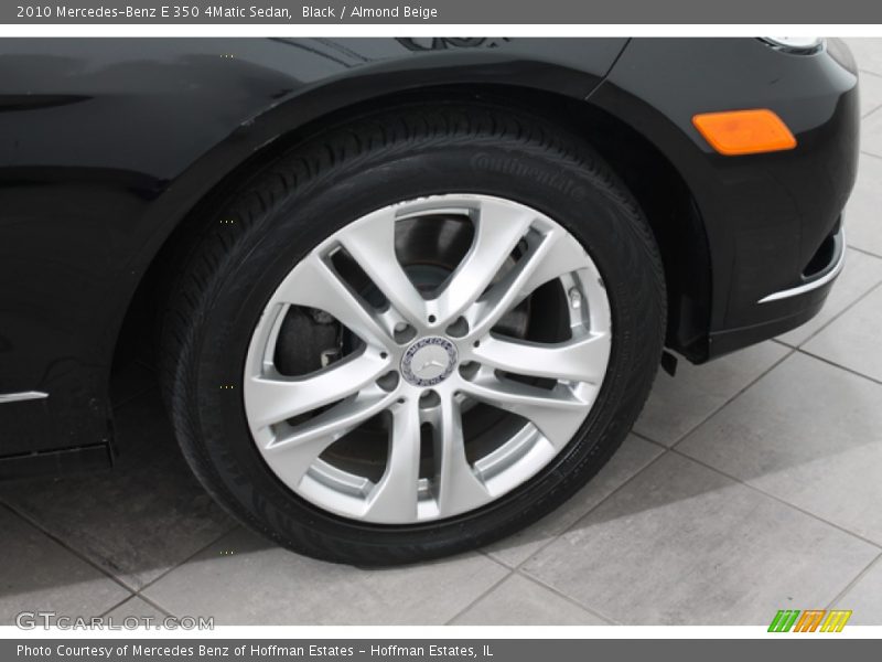Black / Almond Beige 2010 Mercedes-Benz E 350 4Matic Sedan