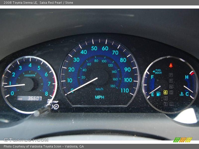 Salsa Red Pearl / Stone 2008 Toyota Sienna LE