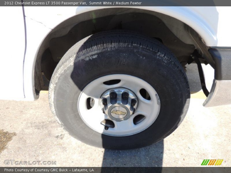 Summit White / Medium Pewter 2012 Chevrolet Express LT 3500 Passenger Van
