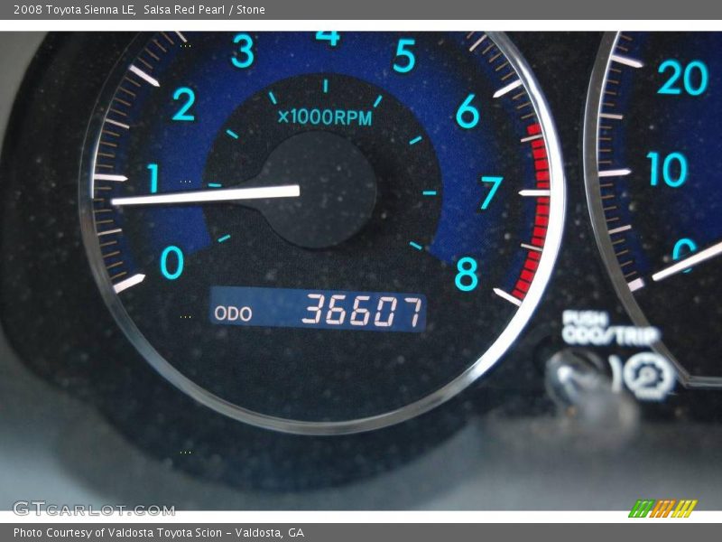 Salsa Red Pearl / Stone 2008 Toyota Sienna LE