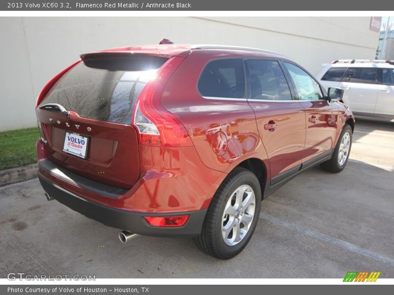 Flamenco Red Metallic / Anthracite Black 2013 Volvo XC60 3.2