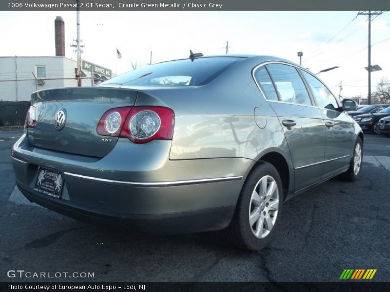 Granite Green Metallic / Classic Grey 2006 Volkswagen Passat 2.0T Sedan