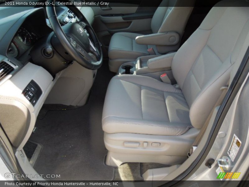 Celestial Blue Metallic / Gray 2011 Honda Odyssey EX-L