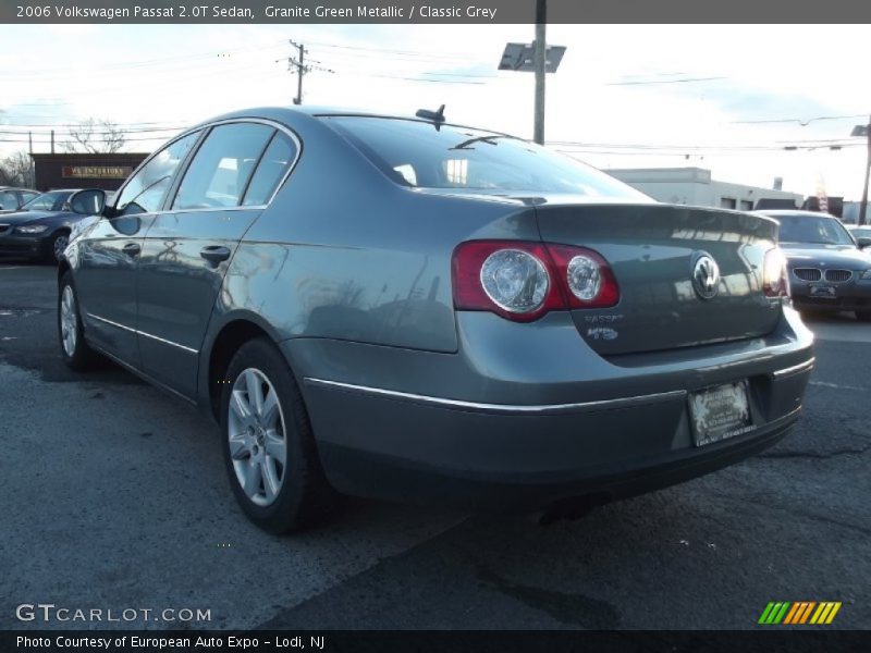 Granite Green Metallic / Classic Grey 2006 Volkswagen Passat 2.0T Sedan