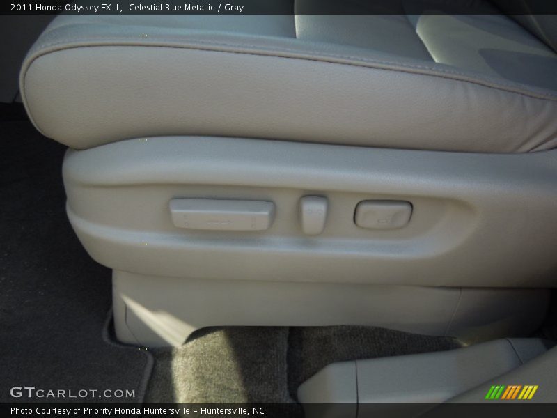 Celestial Blue Metallic / Gray 2011 Honda Odyssey EX-L