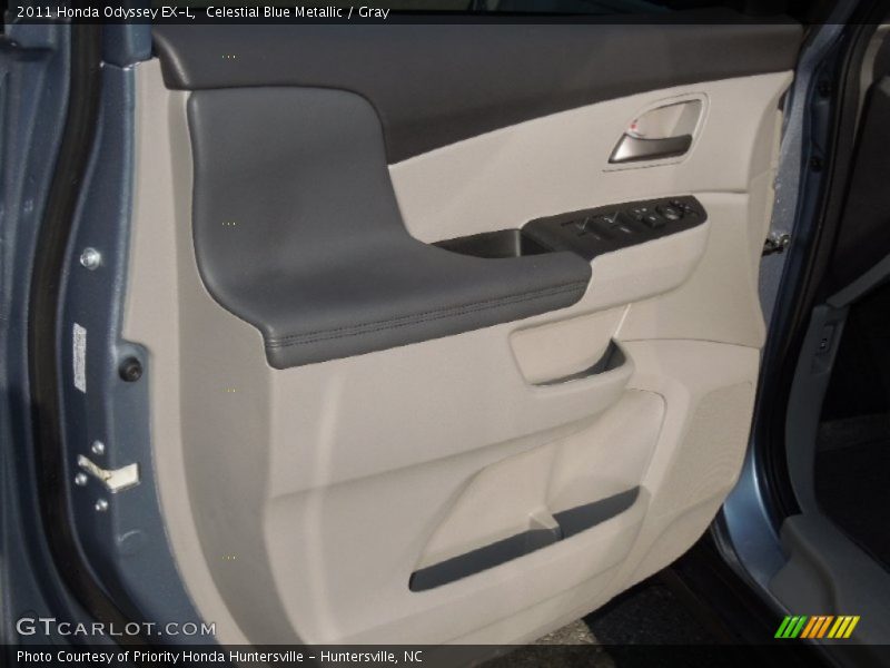 Celestial Blue Metallic / Gray 2011 Honda Odyssey EX-L