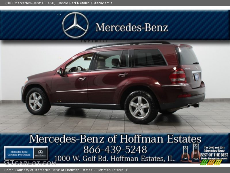 Barolo Red Metallic / Macadamia 2007 Mercedes-Benz GL 450