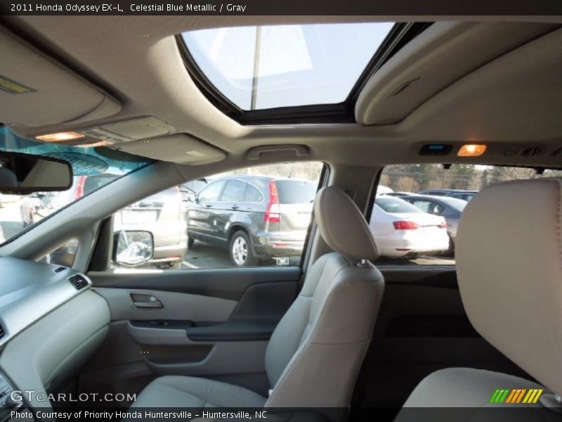 Celestial Blue Metallic / Gray 2011 Honda Odyssey EX-L