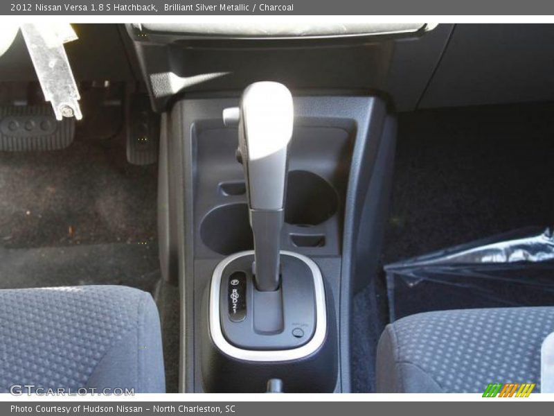 Brilliant Silver Metallic / Charcoal 2012 Nissan Versa 1.8 S Hatchback
