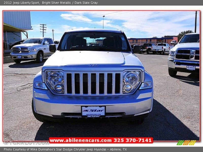 Bright Silver Metallic / Dark Slate Gray 2012 Jeep Liberty Sport