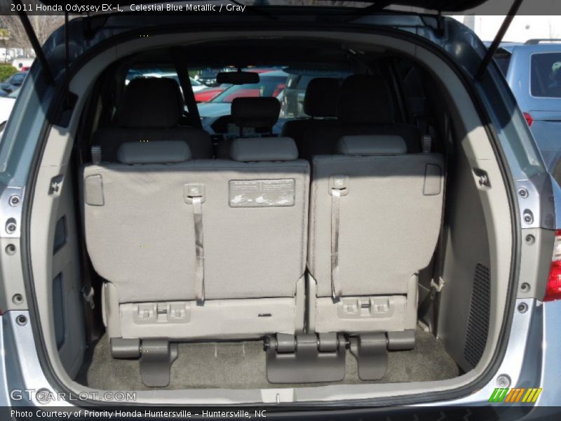 Celestial Blue Metallic / Gray 2011 Honda Odyssey EX-L
