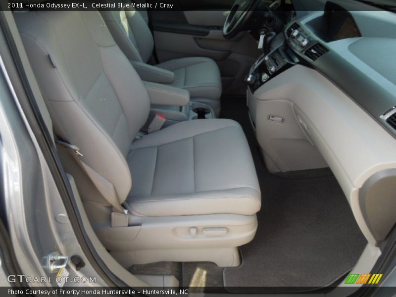 Celestial Blue Metallic / Gray 2011 Honda Odyssey EX-L