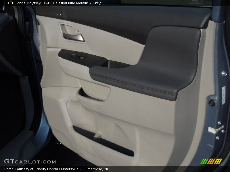 Celestial Blue Metallic / Gray 2011 Honda Odyssey EX-L