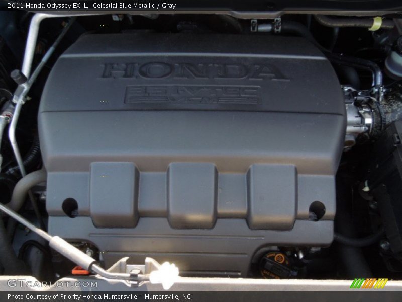 Celestial Blue Metallic / Gray 2011 Honda Odyssey EX-L