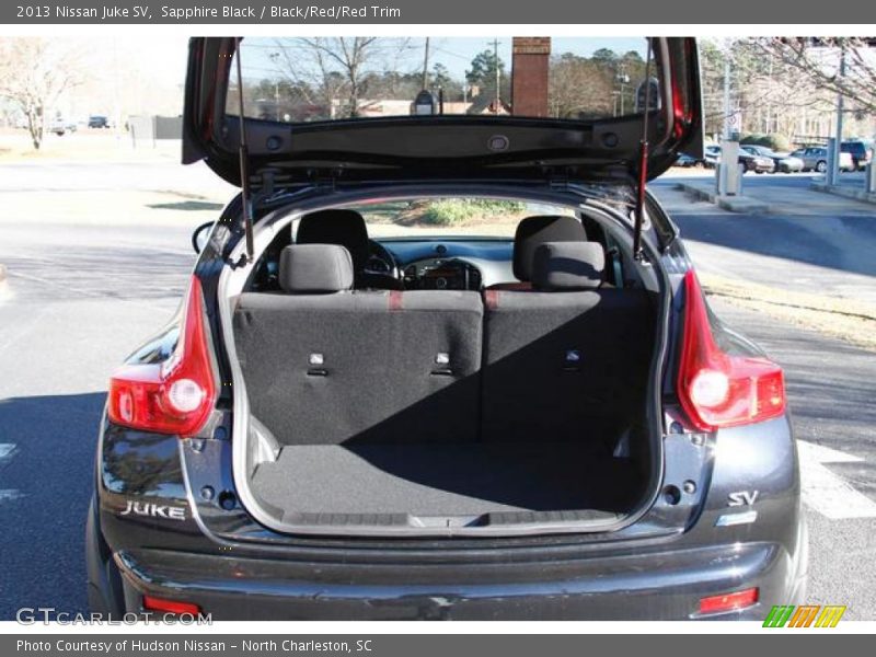 Sapphire Black / Black/Red/Red Trim 2013 Nissan Juke SV