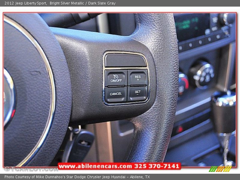 Bright Silver Metallic / Dark Slate Gray 2012 Jeep Liberty Sport