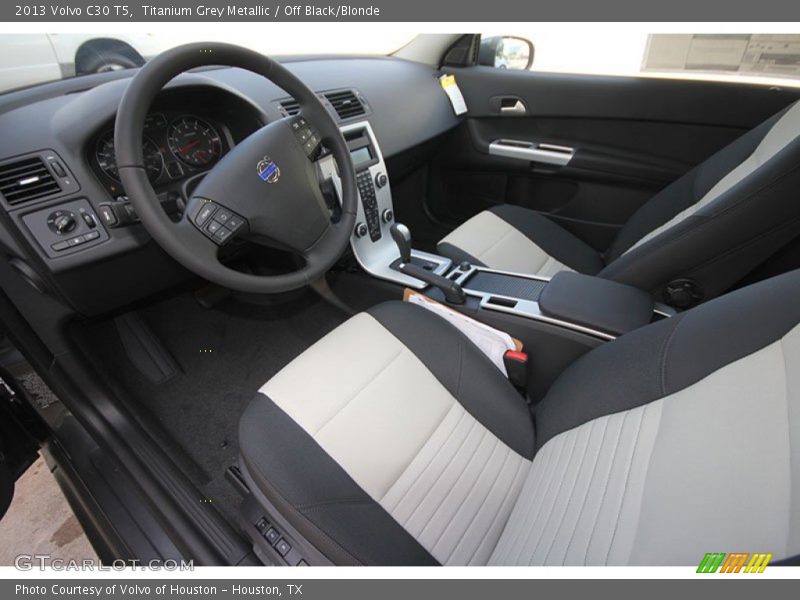 Titanium Grey Metallic / Off Black/Blonde 2013 Volvo C30 T5