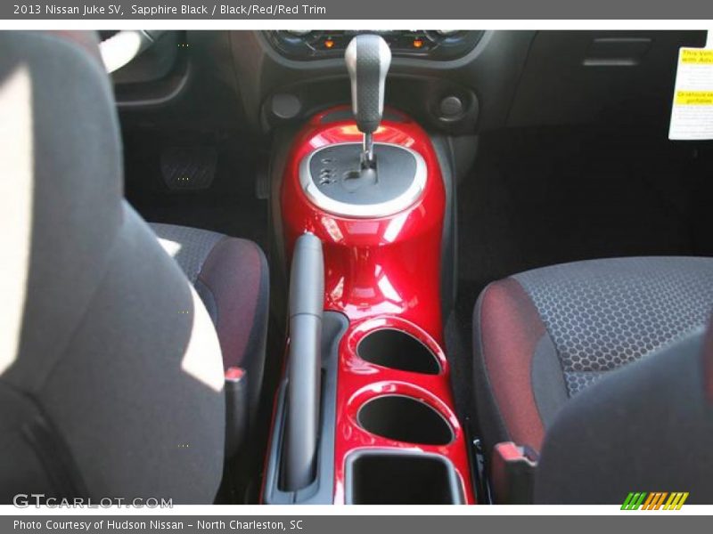 Sapphire Black / Black/Red/Red Trim 2013 Nissan Juke SV