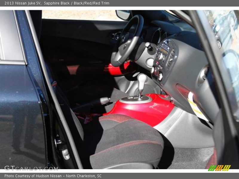 Sapphire Black / Black/Red/Red Trim 2013 Nissan Juke SV
