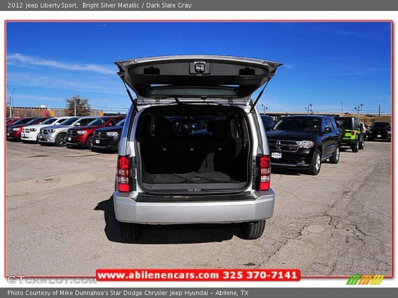 Bright Silver Metallic / Dark Slate Gray 2012 Jeep Liberty Sport