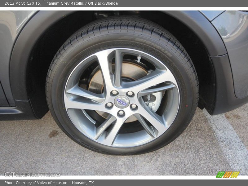 Titanium Grey Metallic / Off Black/Blonde 2013 Volvo C30 T5