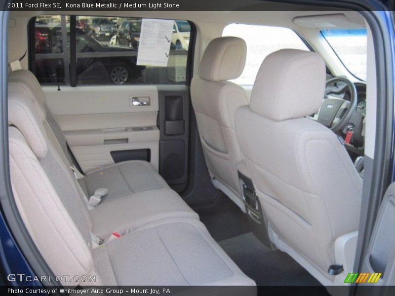Kona Blue Metallic / Medium Light Stone 2011 Ford Flex SE