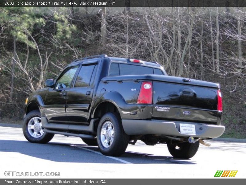 Black / Medium Flint 2003 Ford Explorer Sport Trac XLT 4x4
