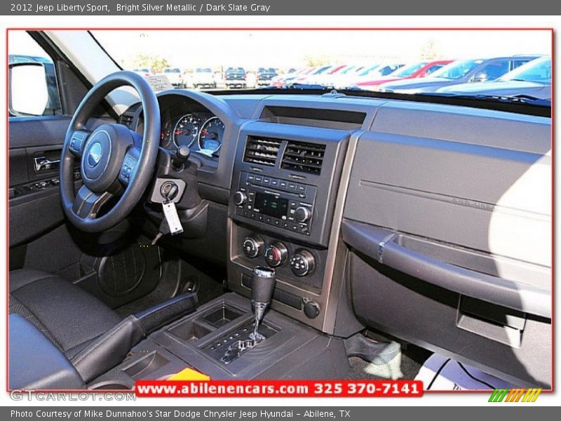 Bright Silver Metallic / Dark Slate Gray 2012 Jeep Liberty Sport