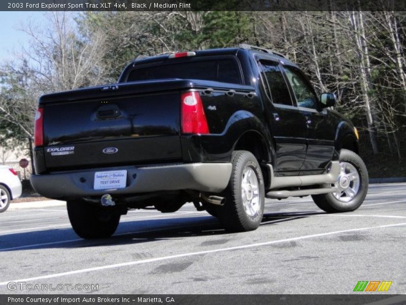 Black / Medium Flint 2003 Ford Explorer Sport Trac XLT 4x4