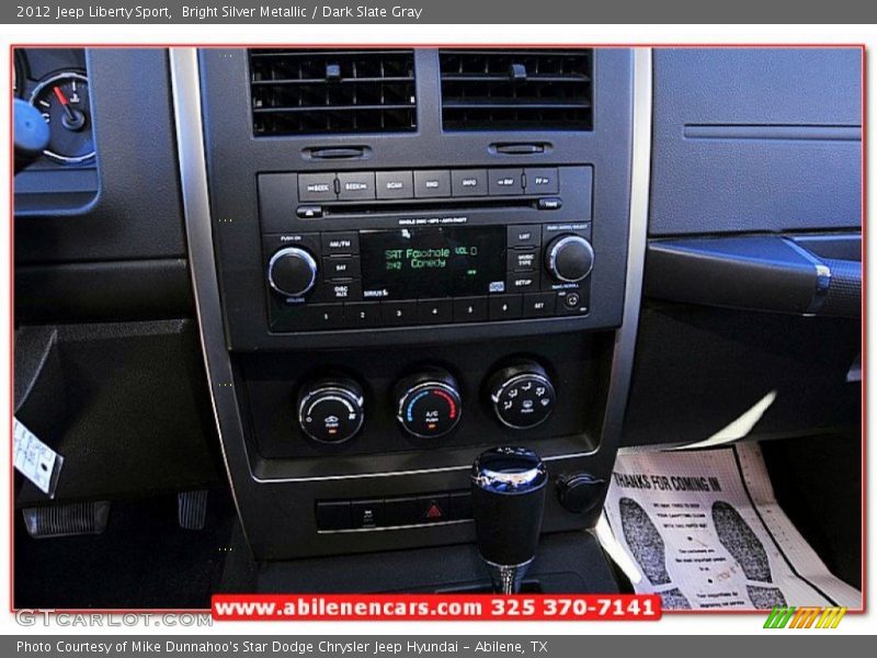 Bright Silver Metallic / Dark Slate Gray 2012 Jeep Liberty Sport