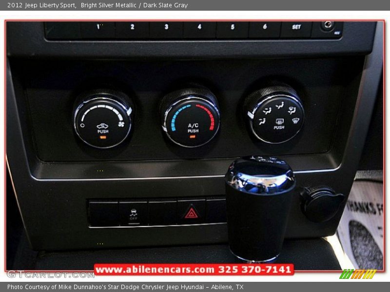Bright Silver Metallic / Dark Slate Gray 2012 Jeep Liberty Sport