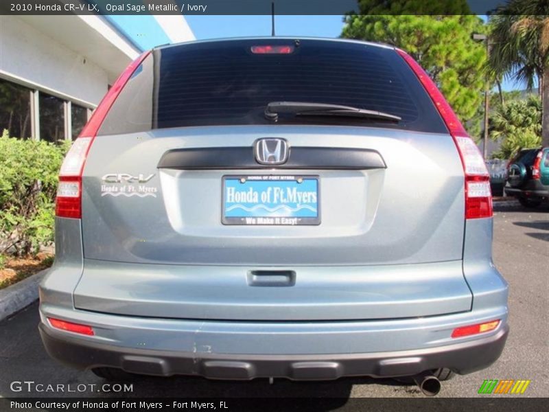 Opal Sage Metallic / Ivory 2010 Honda CR-V LX