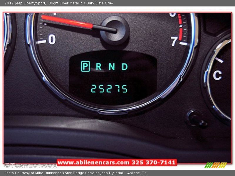 Bright Silver Metallic / Dark Slate Gray 2012 Jeep Liberty Sport