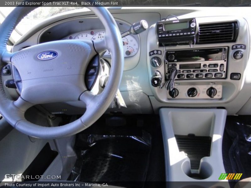 Black / Medium Flint 2003 Ford Explorer Sport Trac XLT 4x4