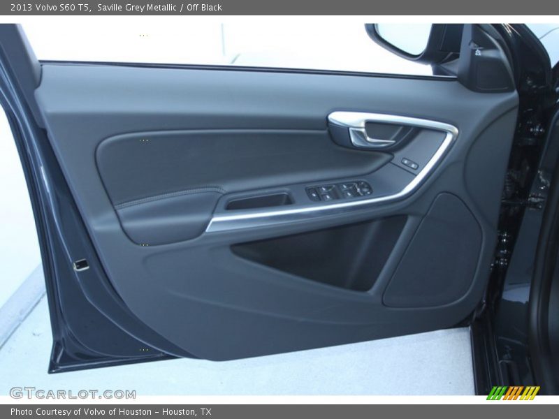 Saville Grey Metallic / Off Black 2013 Volvo S60 T5