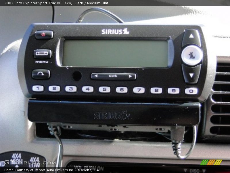 Black / Medium Flint 2003 Ford Explorer Sport Trac XLT 4x4