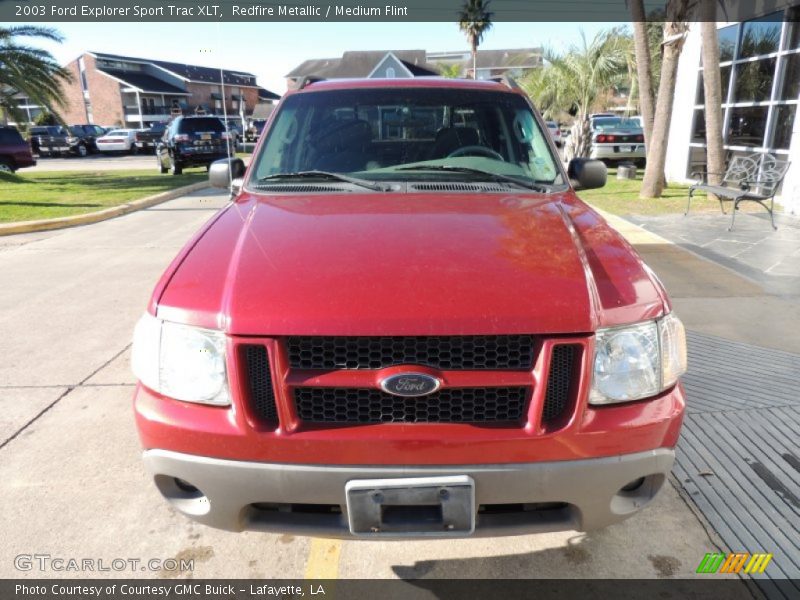 Redfire Metallic / Medium Flint 2003 Ford Explorer Sport Trac XLT