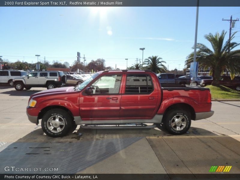 Redfire Metallic / Medium Flint 2003 Ford Explorer Sport Trac XLT